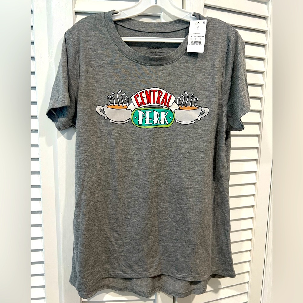Friends Central Perk Short Sleeve Tee Womens Large NWT